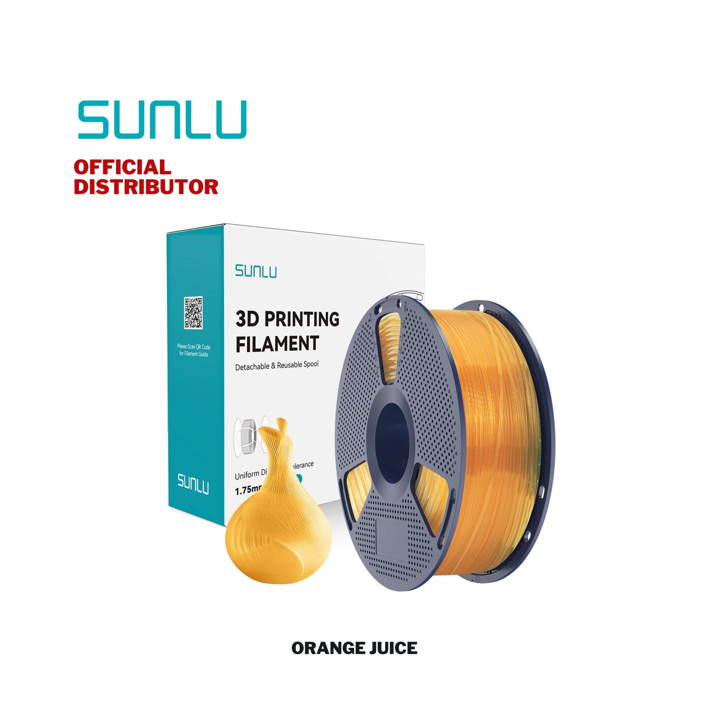 Sunlu PLA Filament Transparent