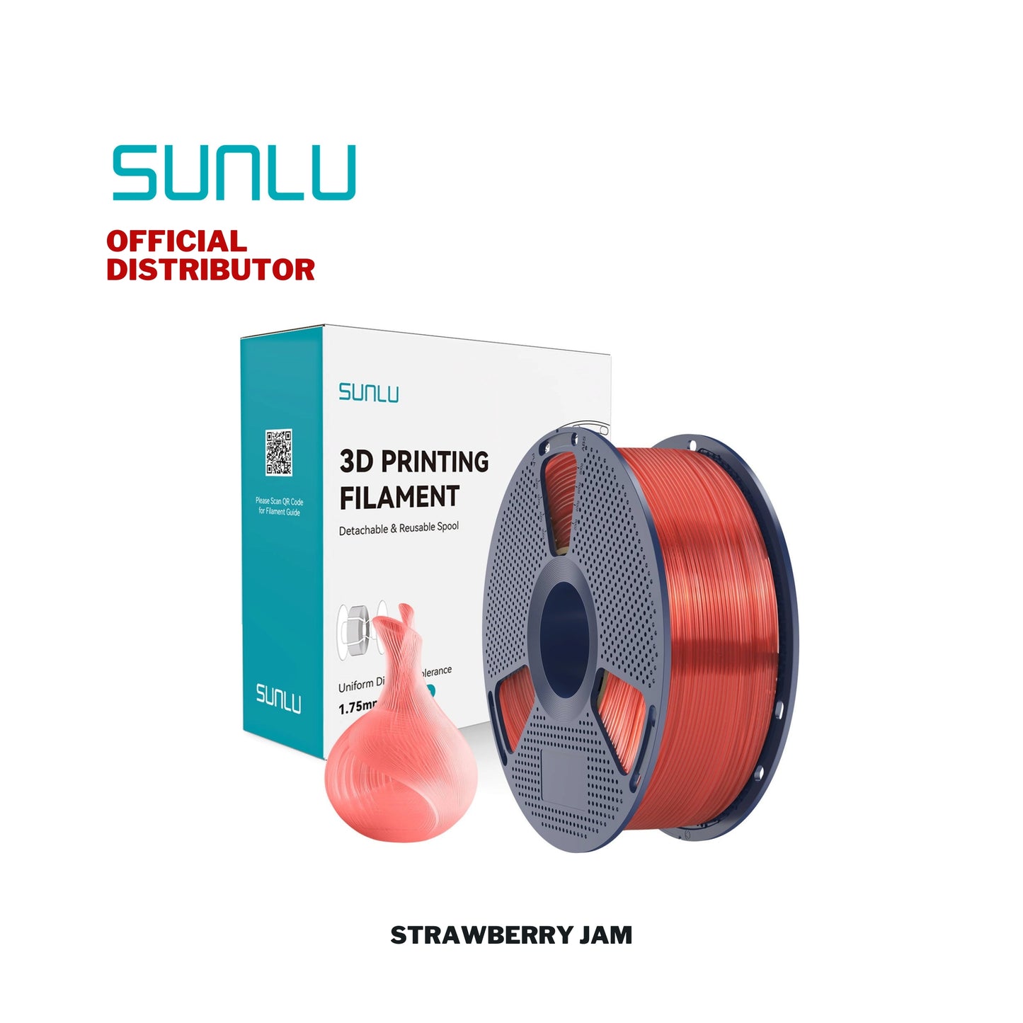 Sunlu PLA Filament Transparent