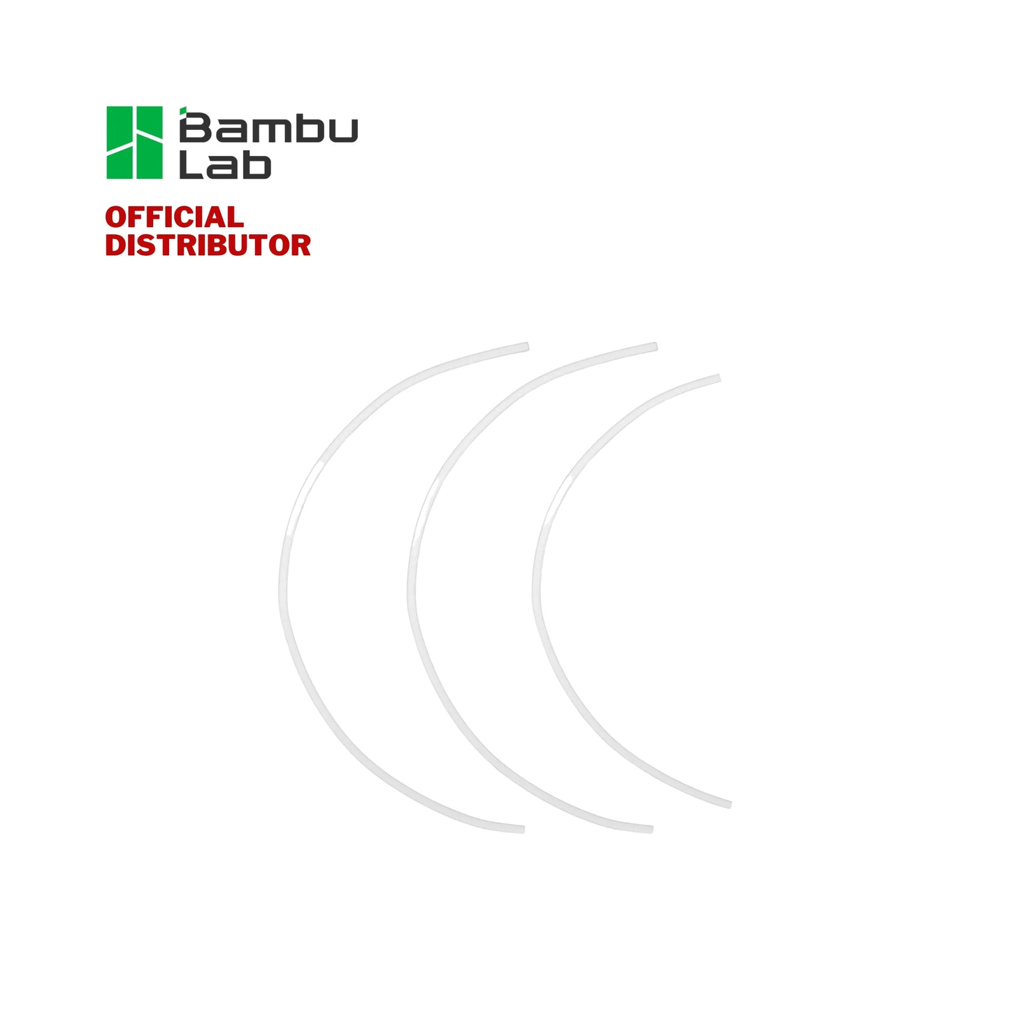 Bambu PTFE Tube (3pcs) compatible with X1 and P1S series