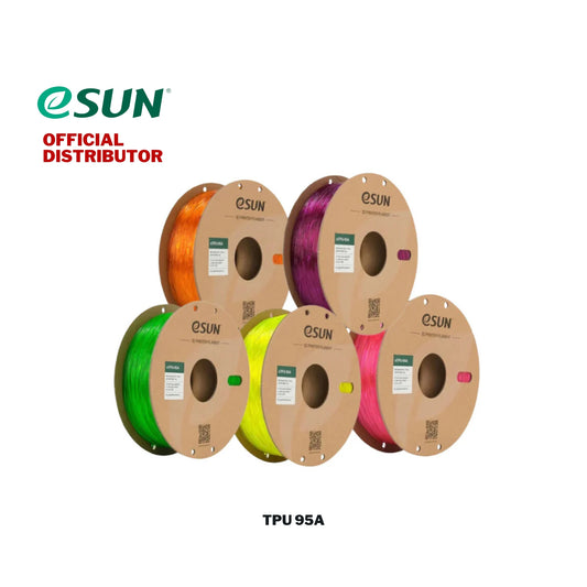 eSUN TPU 95A Transparent / Translucent 3D Printer Filament 1.75mm 1KG