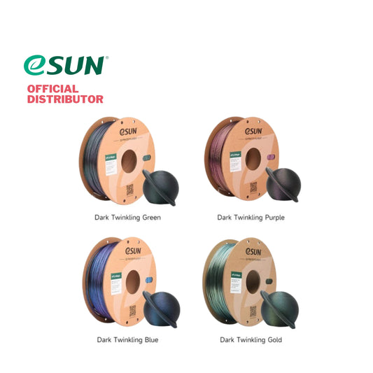 eSUN ePLA-Magic Dark Twinkling 3D Printer Filament 1.75mm 1KG