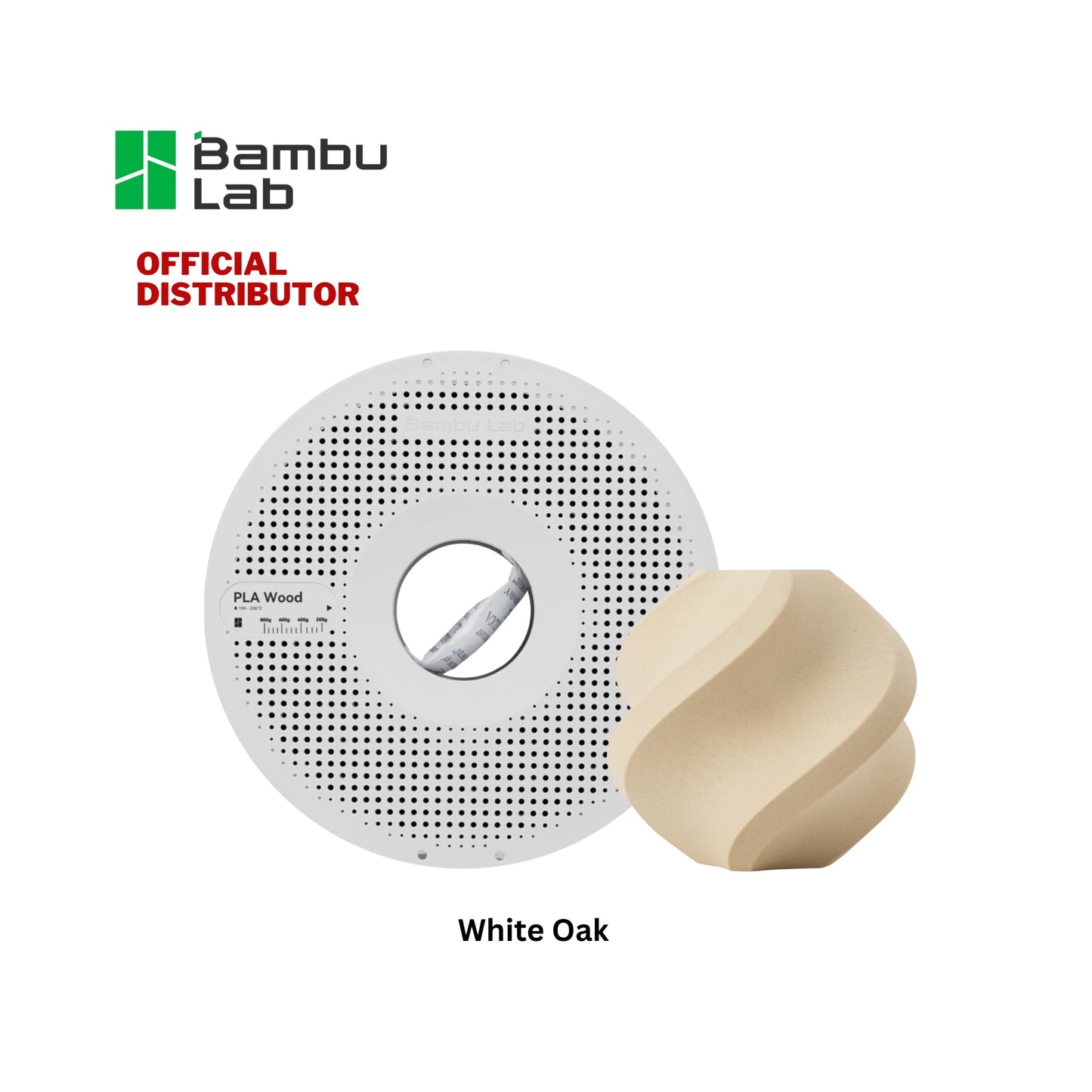 Bambu Lab PLA Wood Filament