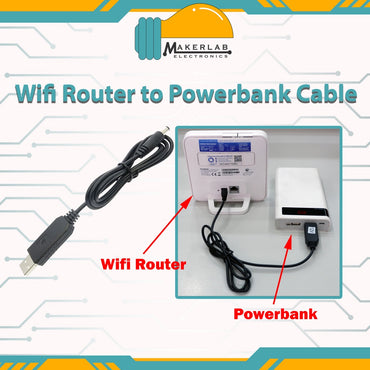 WiFi to Powerbank Cable DC 5V to 9V USB Cable Boost Converter Step-up Cord for Wifi Router Modem