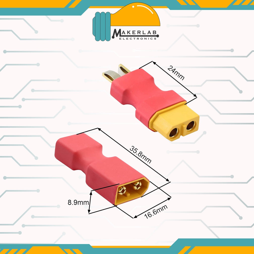 XT60 to Deans T Plug Adapter