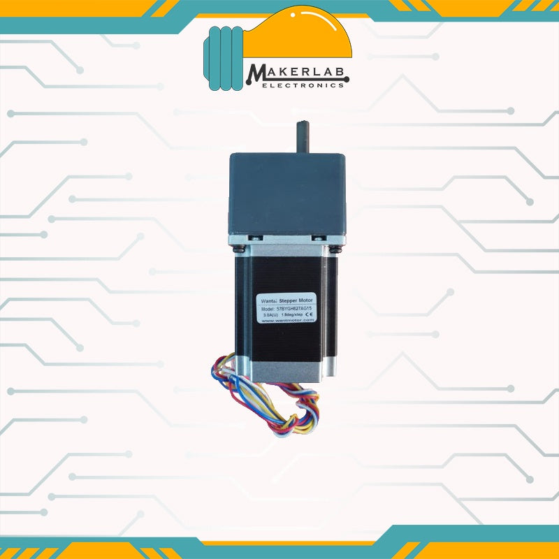 Wantai Geared Stepper Motor Nema 23 214 kg-cm 57BYGH627AG15