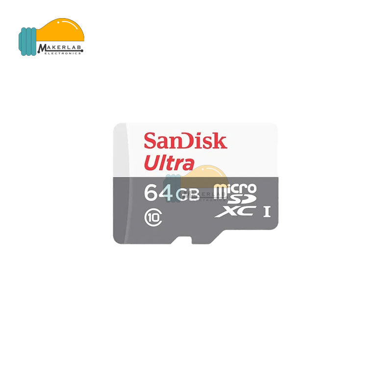 16GB l 32GB l 64GB l 128GB l 256GB | 400GB Micro SD Card for Raspberry Pi , Phone Memory Card Sandisk Ultra Class 10 Makerlab Electronics