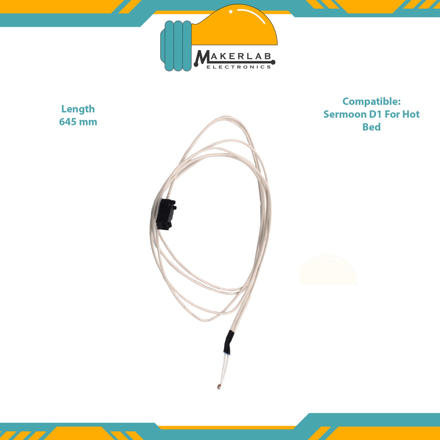 Creality Thermistor | FLSUN SR Thermistor | BigTreetech Biqu B1 Thermistor for 3D Printers (Copy)