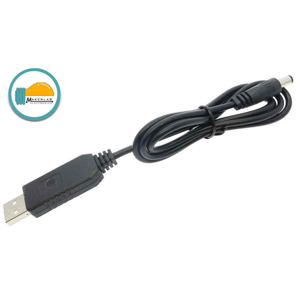 WiFi to Powerbank Cable DC 5V to 9V USB Cable Boost Converter Step-up Cord for Wifi Router Modem