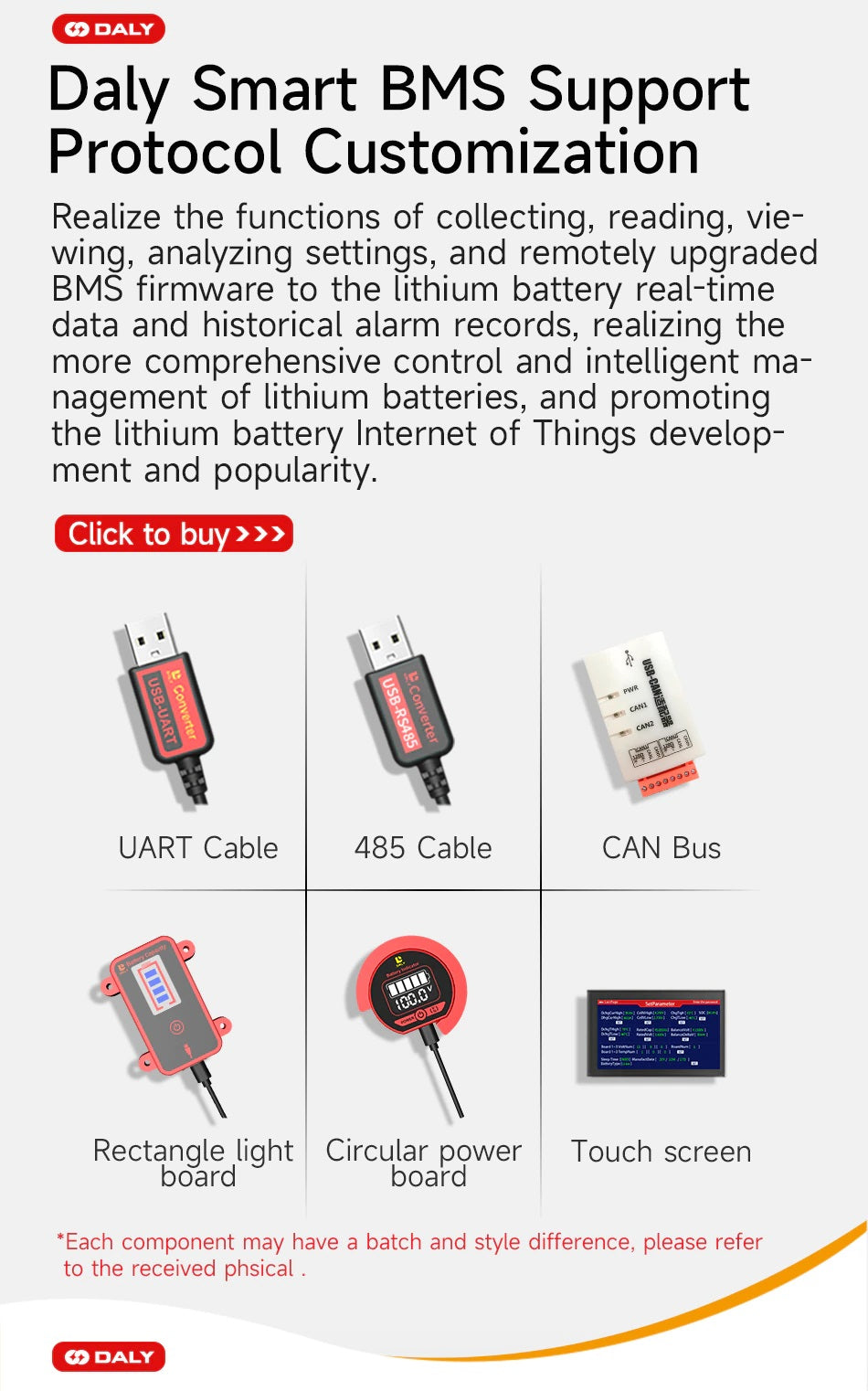 Daly NMC 16S 30A || 40A 60V Smart BMS BT CAN