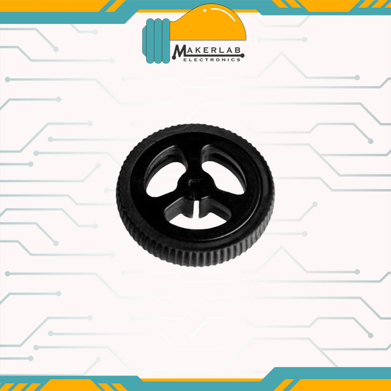 60mm N20 Wheel | 28.6mm 3Pi MiniQ Wheel for N20 DC Motor