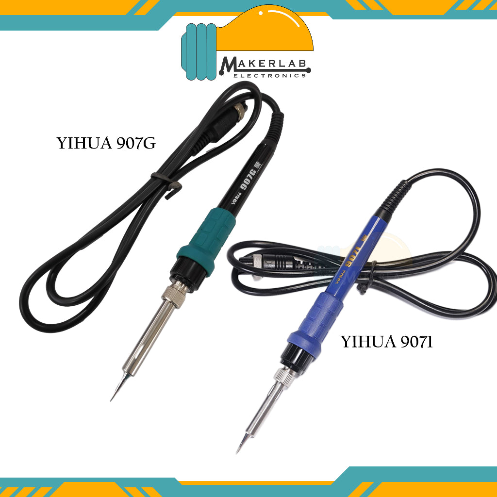 thumbnail image 2 of YIHUA-907A Soldering Iron Handle – Replacement For 853D, 8786D, 936, 937D Stations 2 of 4