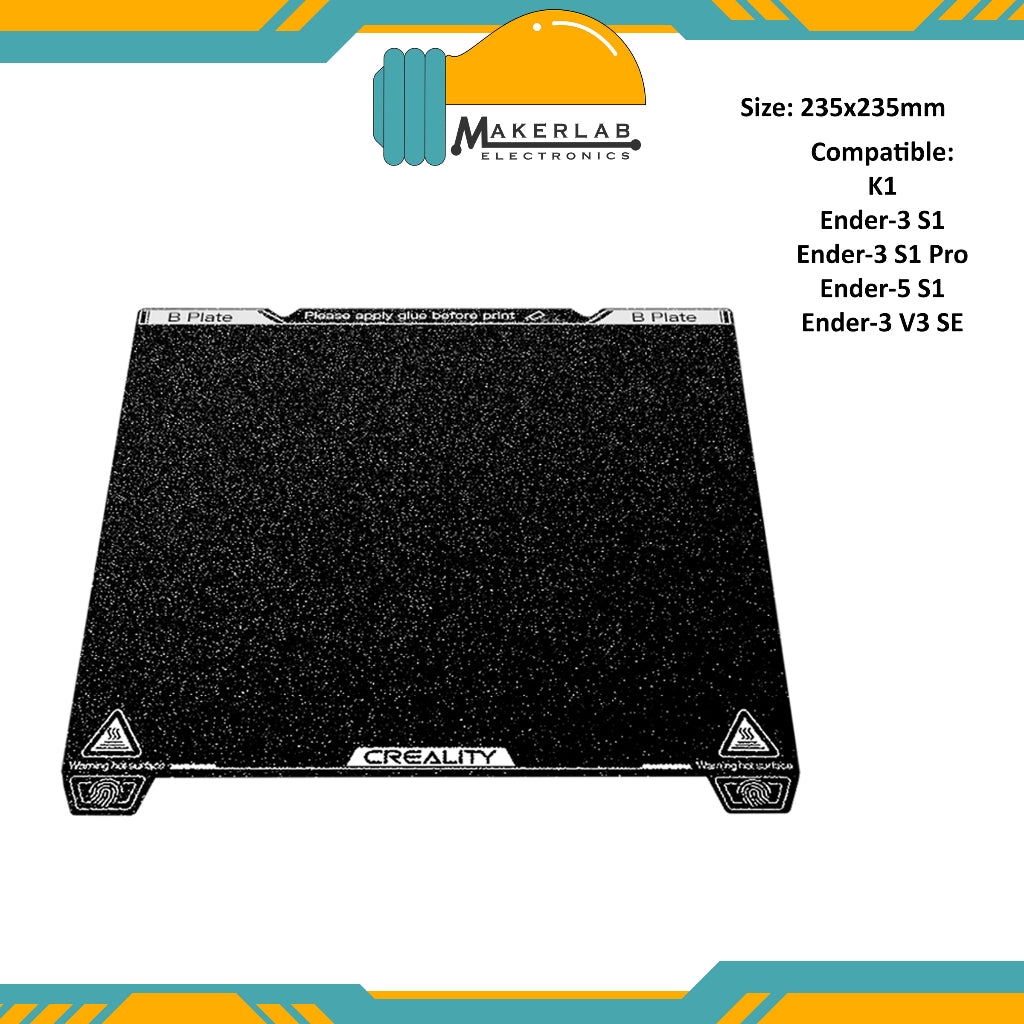 Creality K1 K1 Max PEI Build Plate Kit with soft magnetic sticker 315x310mm 235x235mm for 3D Printer