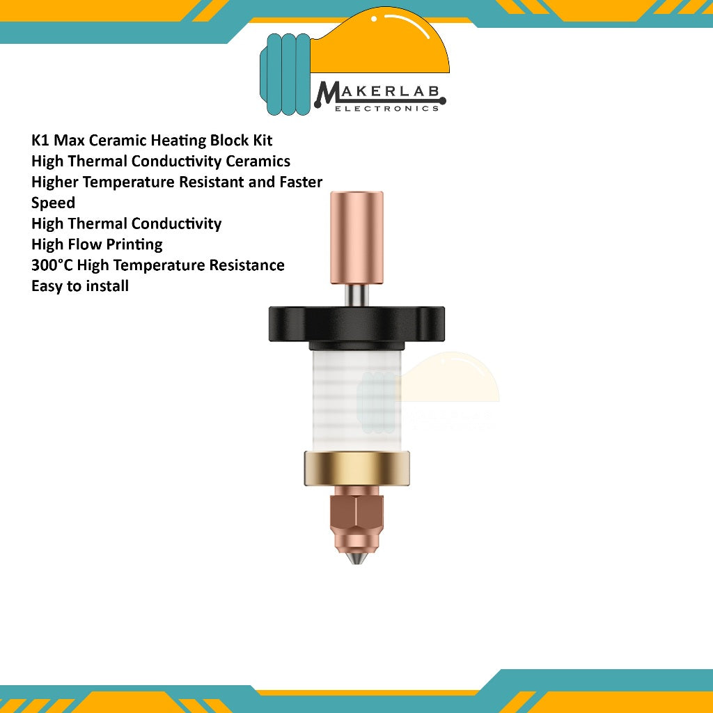 Creality K1 Ceramic Heating Block Hotend Kit 300°C Temperature High flow printing for K1 K1 Max