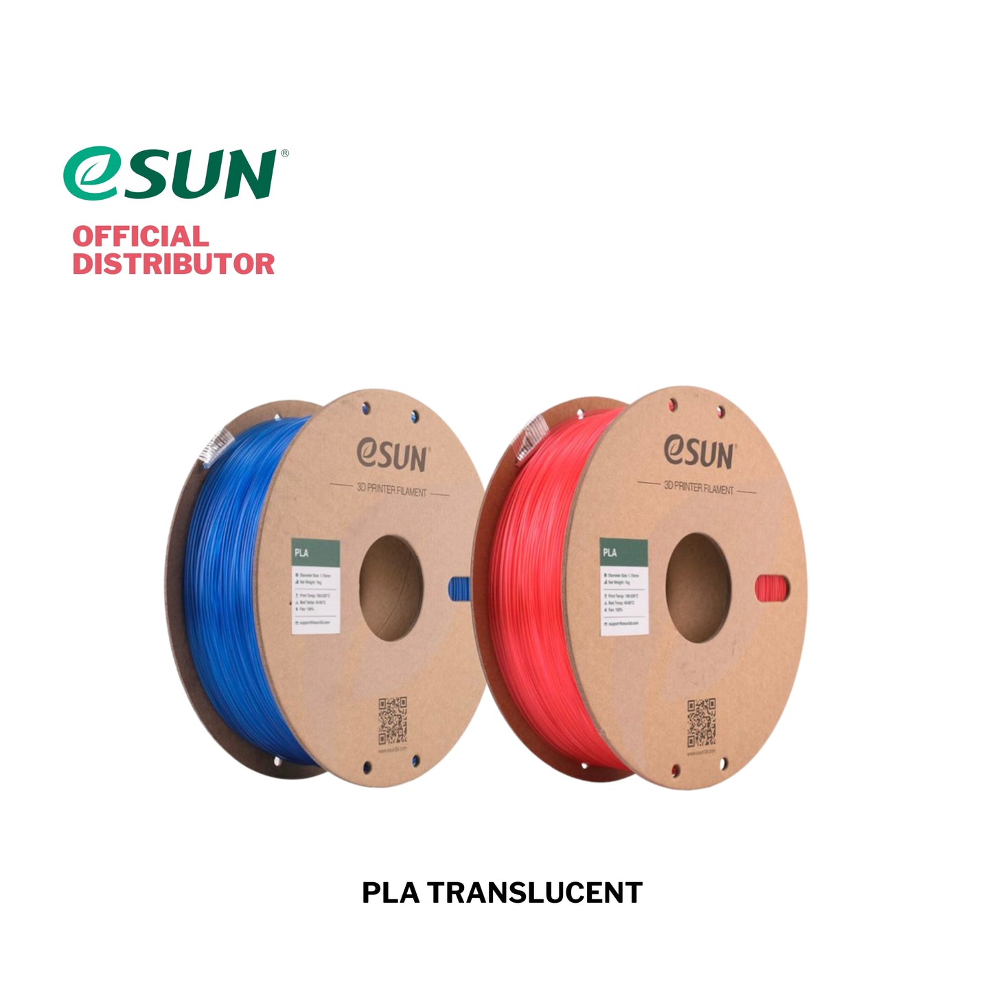 eSUN PLA Translucent 3D Printer Filament 1.75mm 1KG