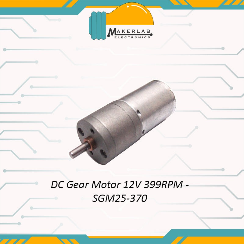 DC Gear Motor SGM25-370__ 6V 12RPM+25mm Bracket