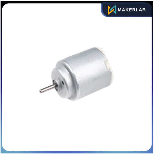 6V DC Motor (Small) R140 3-6V DC Motor 25mm Length, 21mm Diameter