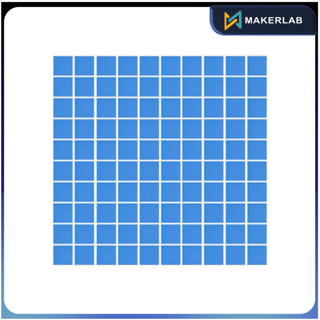 Silicone CPU heat dissipation insulating sheets 100*100*1mm