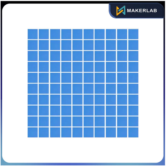 Silicone CPU heat dissipation insulating sheets 100*100*1mm