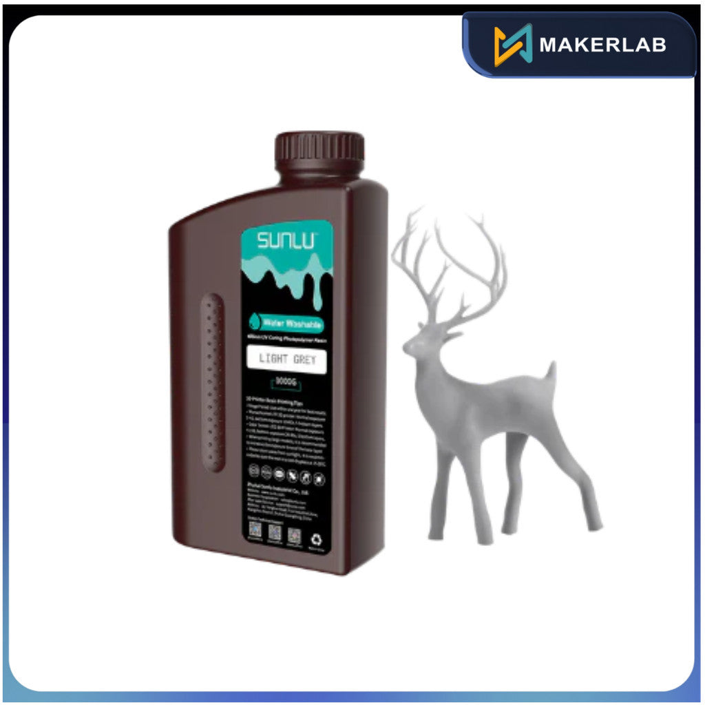 Sunlu Water Washable 1kg/bottle, Photopolymer Resin