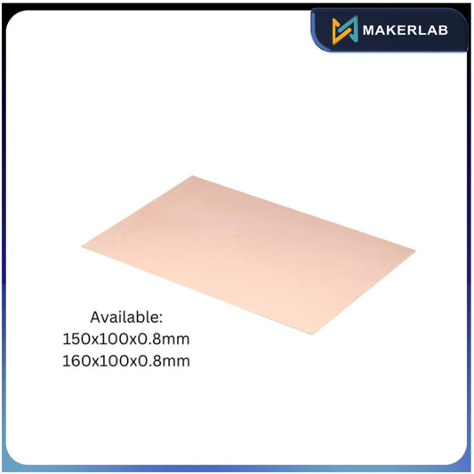 Dual Side Copper Clad Laminate for PCB 150x100x0.8mm 18μm+18μ and 160x100x0.8mm 35μm+35μm