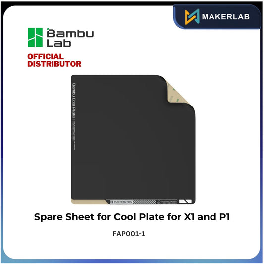 Bambu Lab Spare Sheet for Cool Plate Compatible with X1 and P1 series 3D Printer