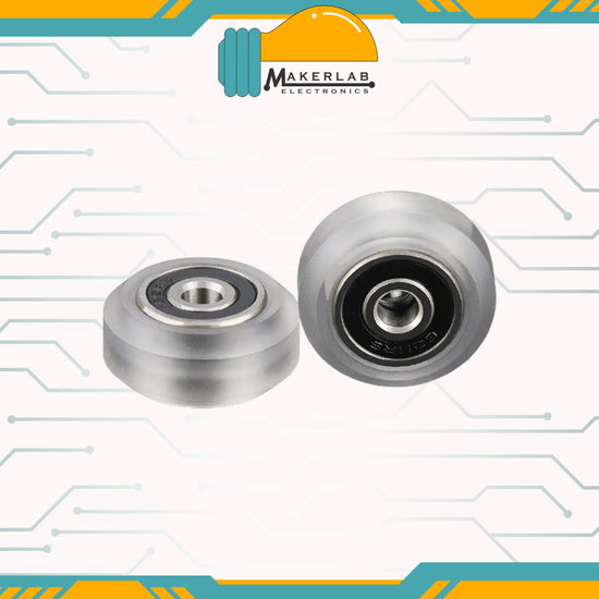Delrin or Polycarbonate Plastic Wheel Roller V-Slot Pulley Linear Bearing for 3D Printer