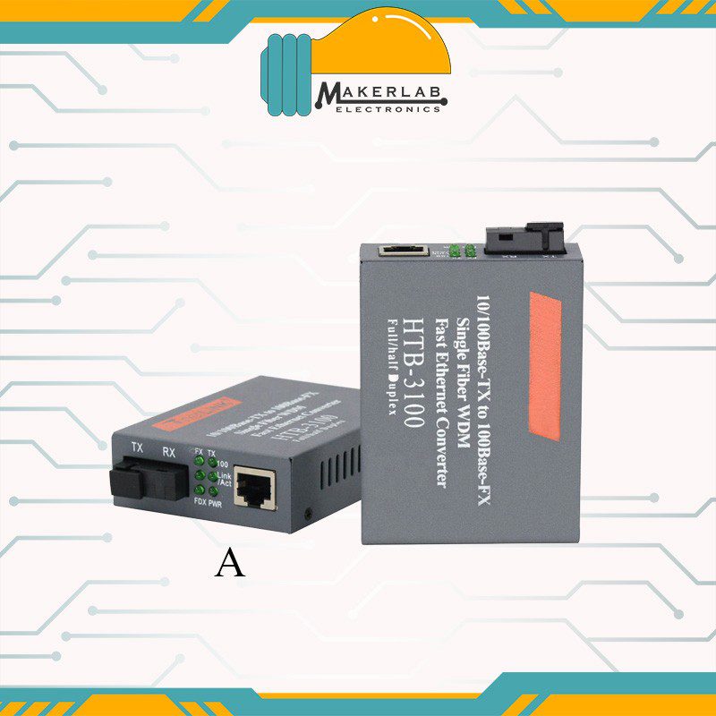 HTB-3100A/B netLINK 10/100M Single-mode Single-fiber WDM Fiber Media Converter