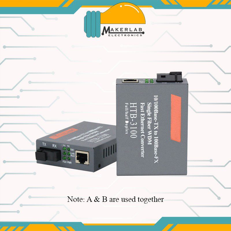 HTB-3100A/B netLINK 10/100M Single-mode Single-fiber WDM Fiber Media Converter