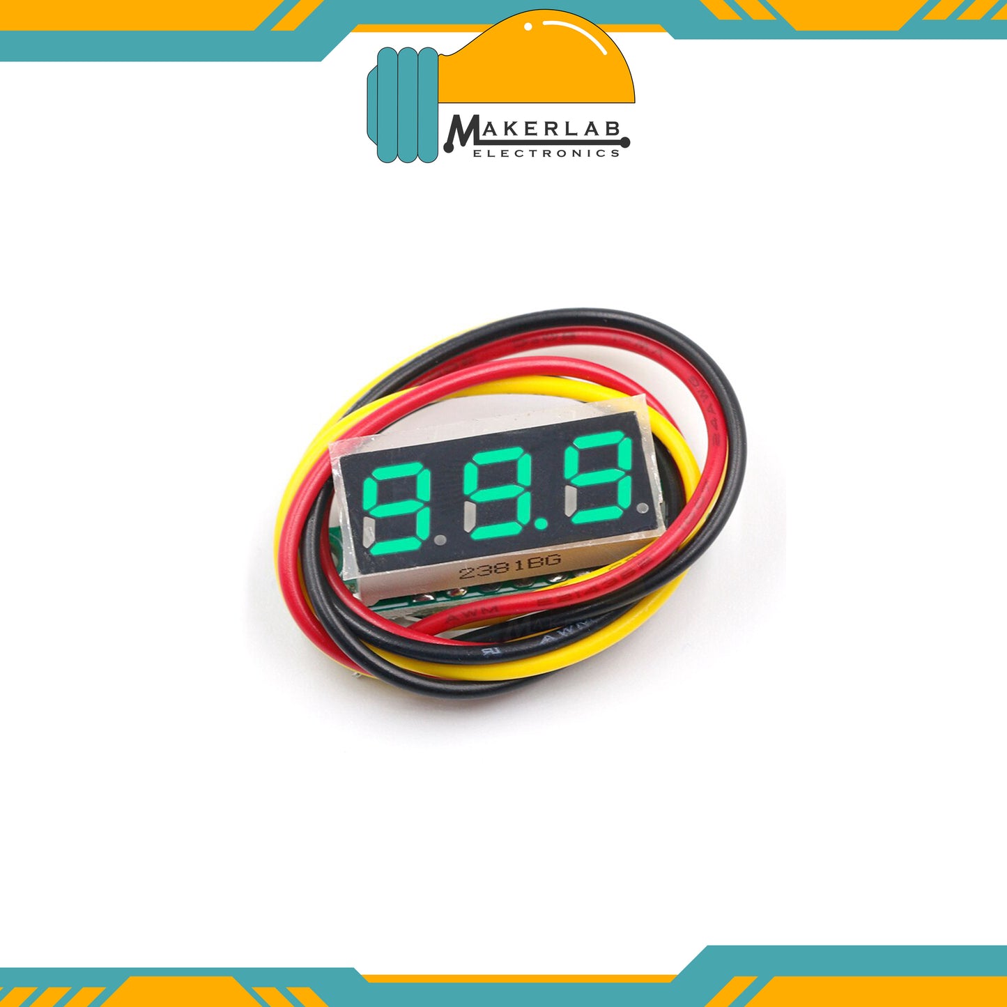 0.28in 0.56inch 0-30V | 3.5-30V | 0-100V Red Blue Green 2 / 3 Wire LED Display Digital DC Voltmeter