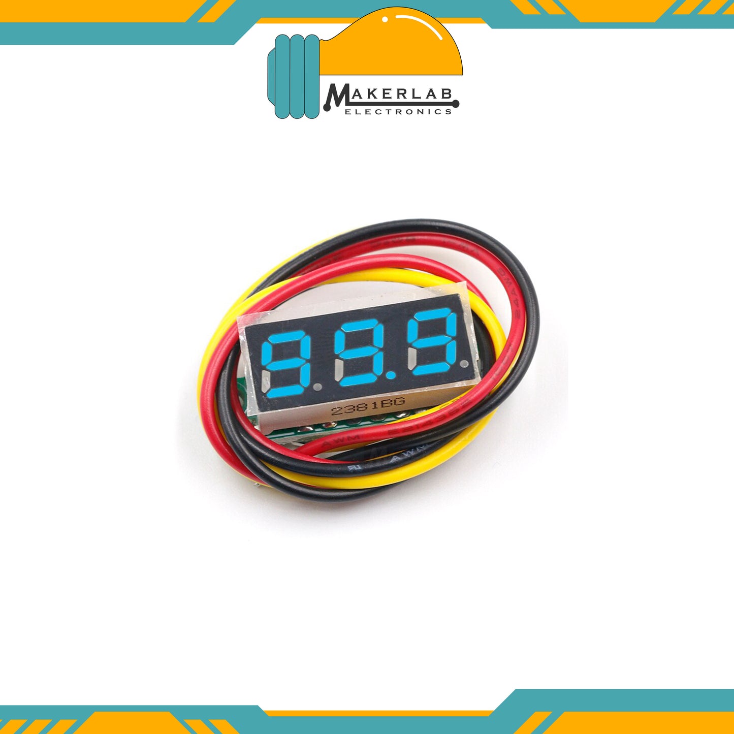 0.28in 0.56inch 0-30V | 3.5-30V | 0-100V Red Blue Green 2 / 3 Wire LED Display Digital DC Voltmeter