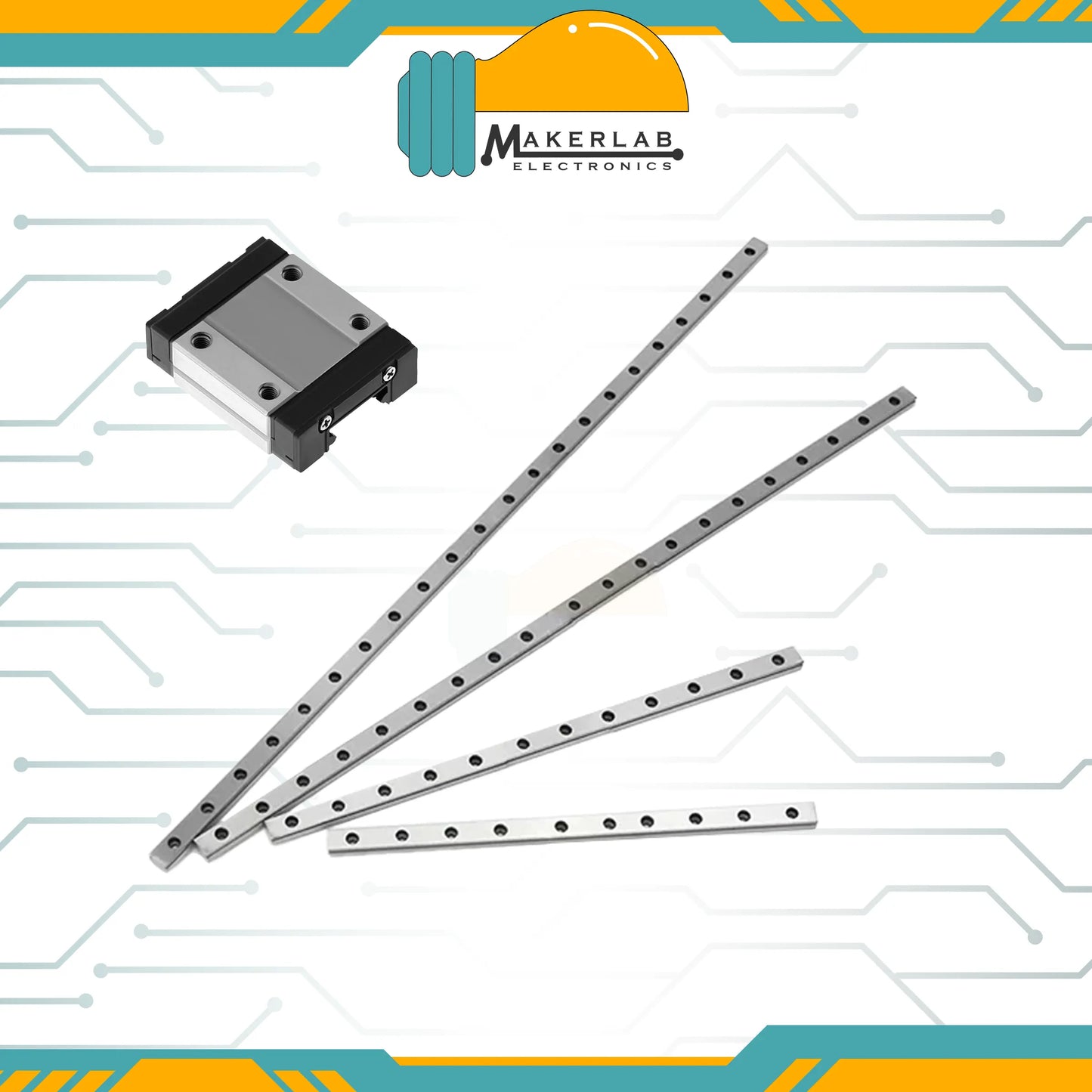 MGN12C Miniature Linear Rail Guide | Linear Bearing Block
