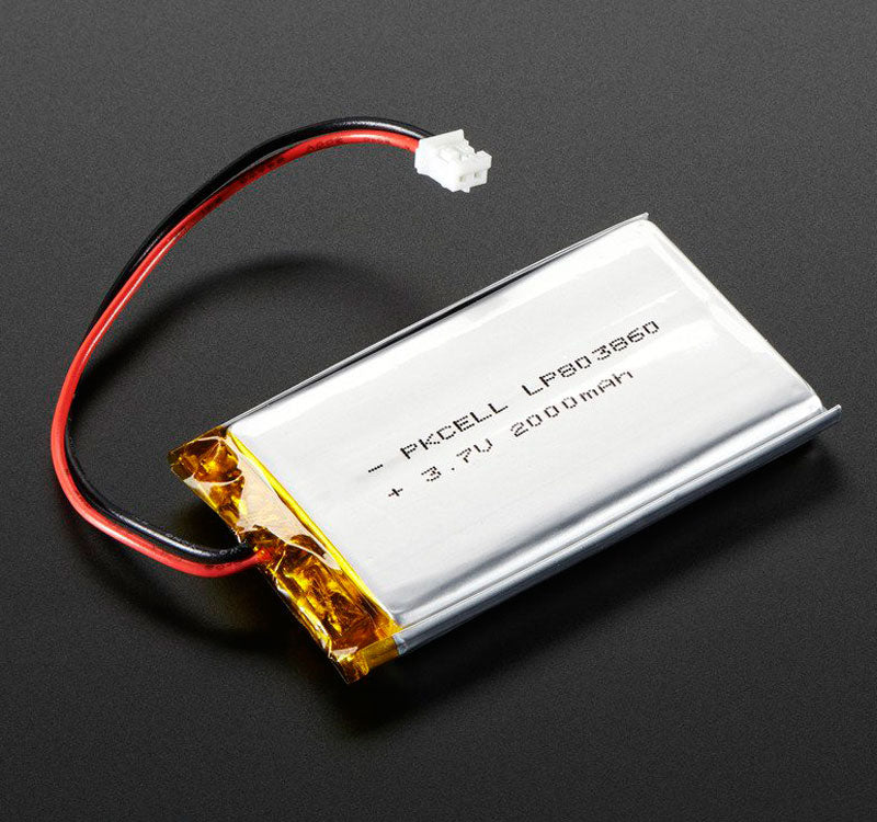 Lithium Ion Battery - 3.7v 2000mAh