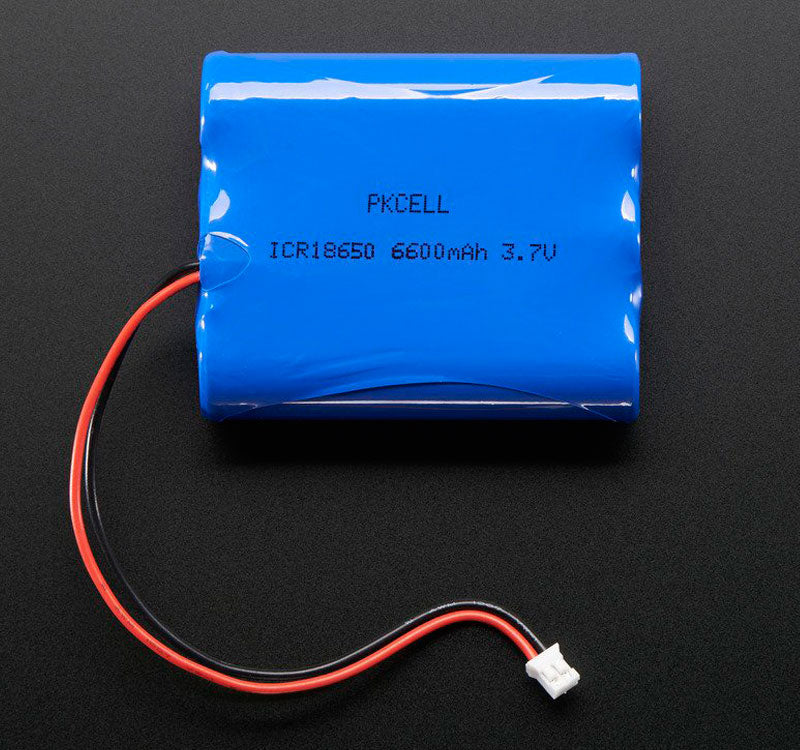 Lithium Ion Battery Pack - 3.7V 6600mAh