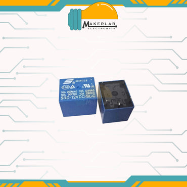 SONGLE 5 Pin SPDT Relay 5V / 12V 10A 250V