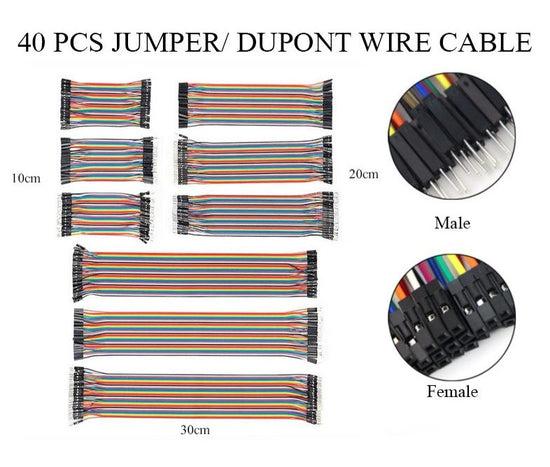 Breadboard connecting Jumper Wires Dupont Wire Cable Arduino Prototyping