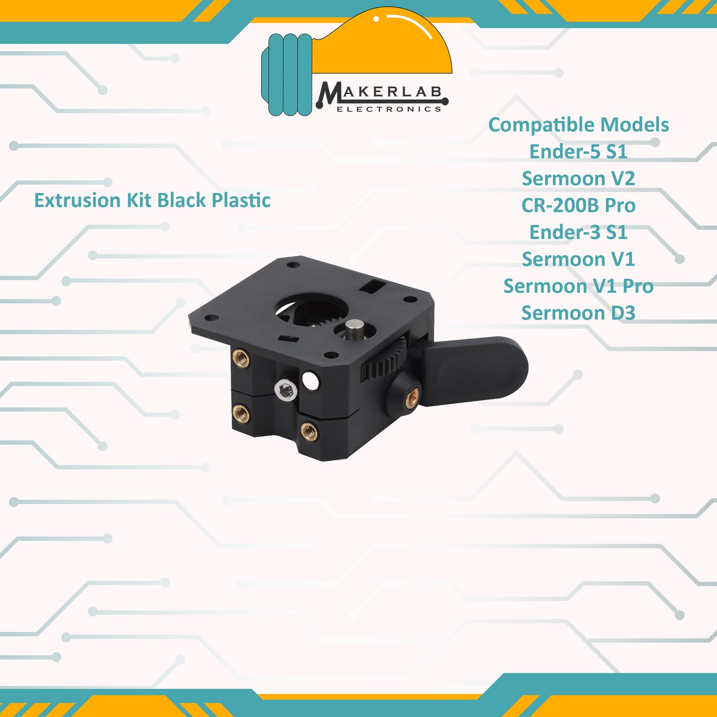 Dual Gear Aluminum Extruder Gear Kit | Upgraded Extruder Kit for Ender 3 | CR10 Series