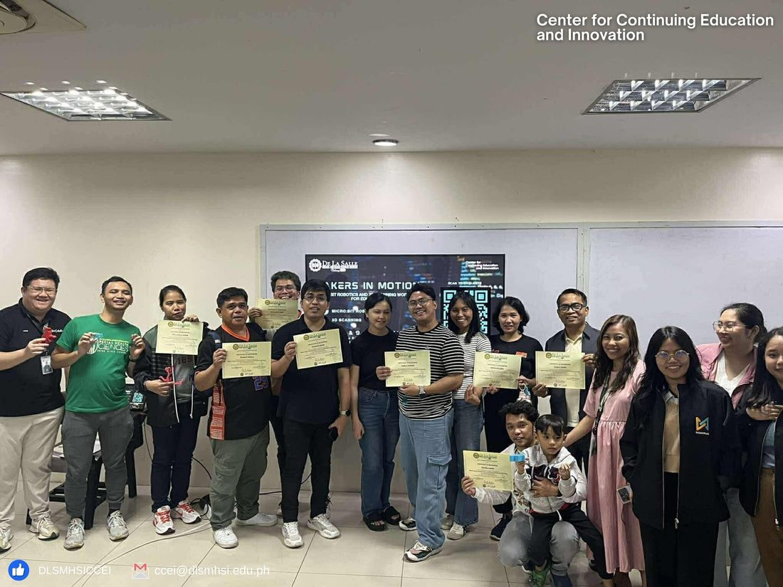 Makers in Motion: Day 1 Micro:bit Robotics Workshop for Educators at De La Salle Medical and Health Sciences Institute