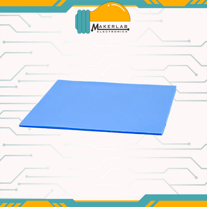 Silicone CPU heat dissipation insulating sheets 100*100*1mm