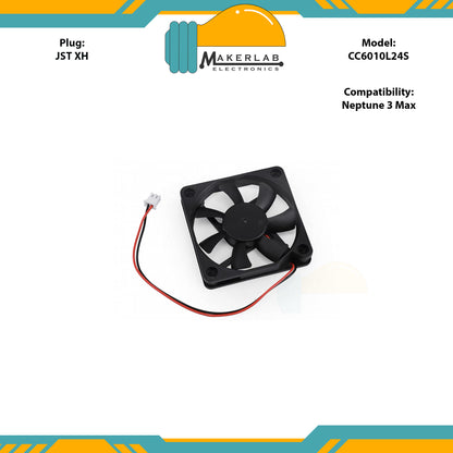 Elegoo Blower Fan 4010 4015 and Axial Fan 6010 Replacement for Neptune 3 Max 3D Printer
