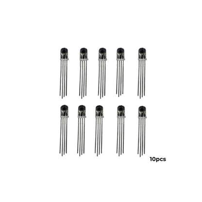 10 pcs 5mm RGB LED Common Cathode