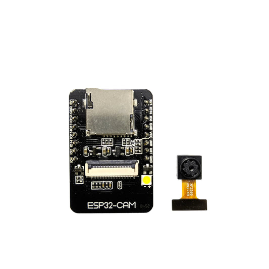 ESP32 CAM 2MP Starter with OV2640 Module Black with Undercarrier