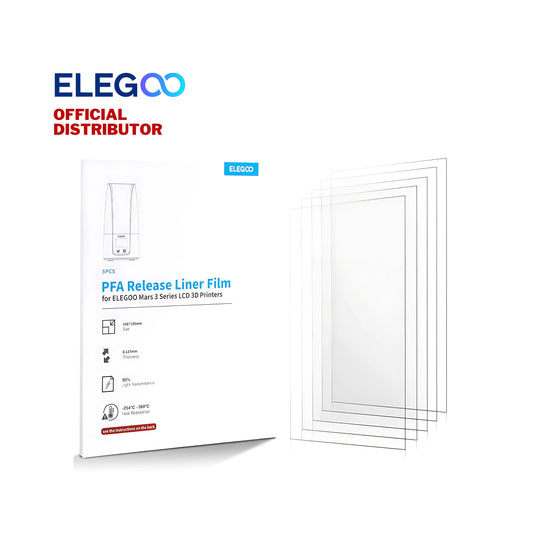 Elegoo 5pcs PFA Release Liner Film for Mars 3 / Mars 3 Pro 3D Printer