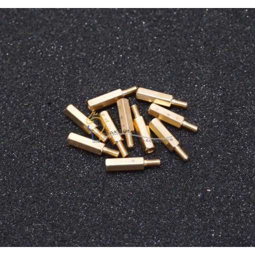 10Pcs m3x14+6 Male to Female Brass Standoff