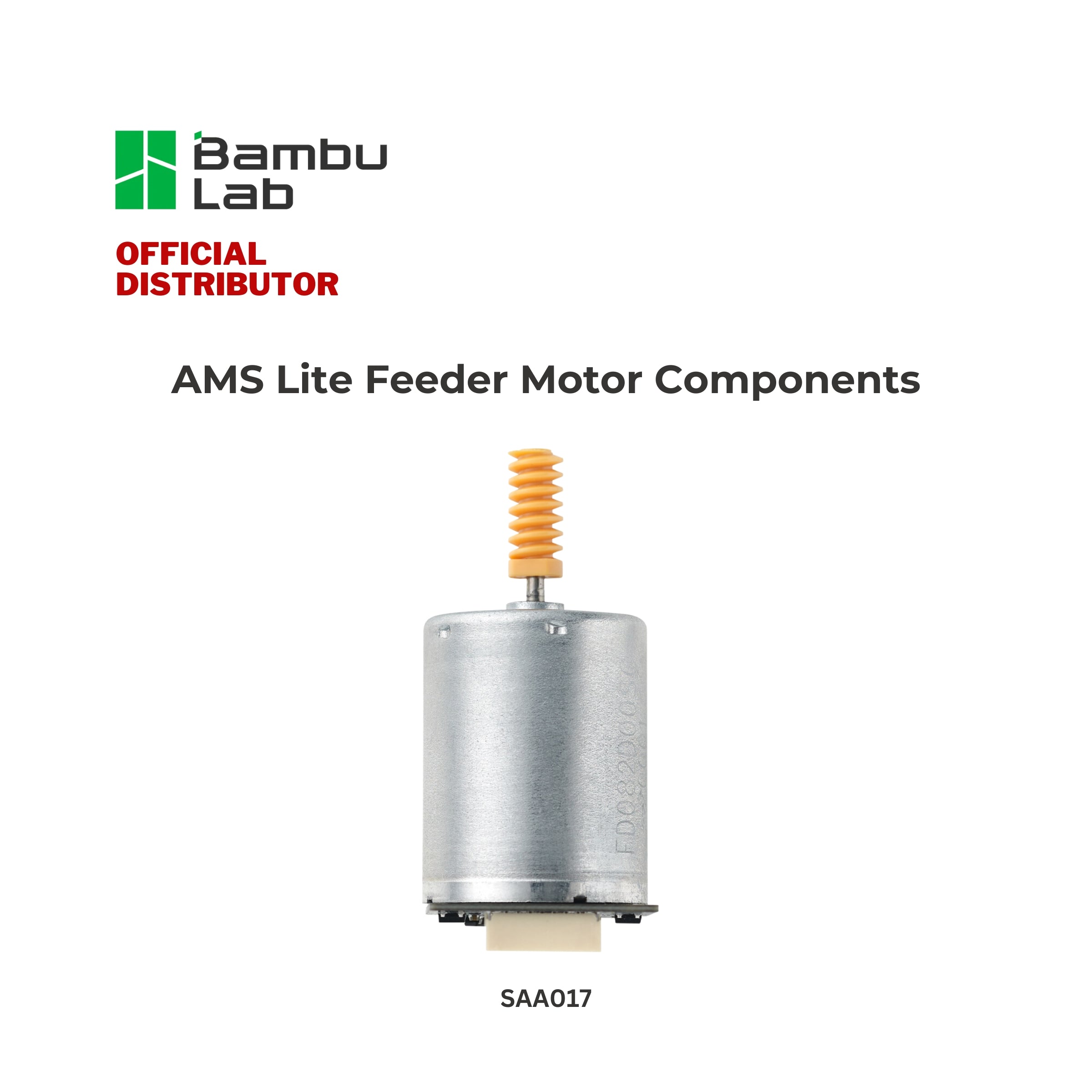 Bambu Lab AMS Feeder Motor Components for AMS Lite | SAA017 – Makerlab ...
