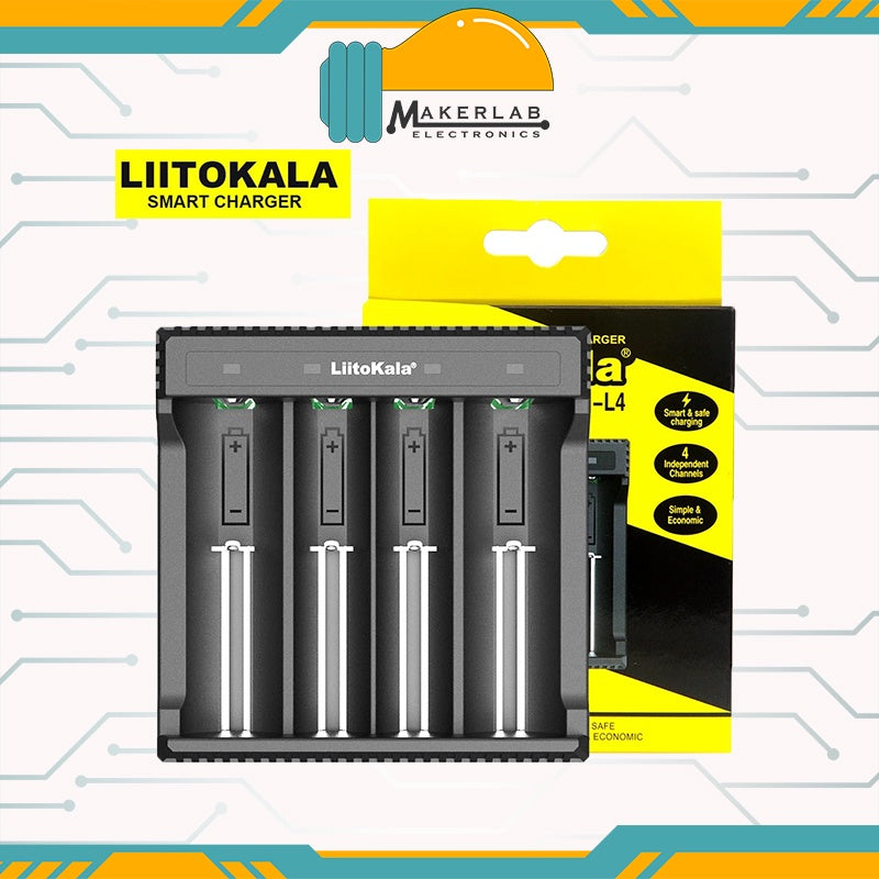 LiitoKala Lii-L2/Lii-L4 Battery Charger 26650 21700 18650 18350 14500 AA AAA