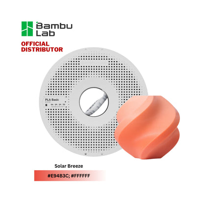Bambu Lab PLA Basic Gradient 3D Printer Filament 1.75mm 1KG