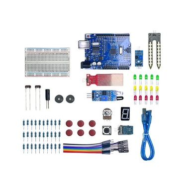 Makerlab Basic Starter Kit For Uno R3 With Tutorial Code Compatible with Arduino
