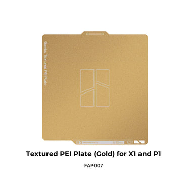 Bambu Lab Textured PEI Plate (Gold) Compatible with X1 Series & P1 Series 3D Printer
