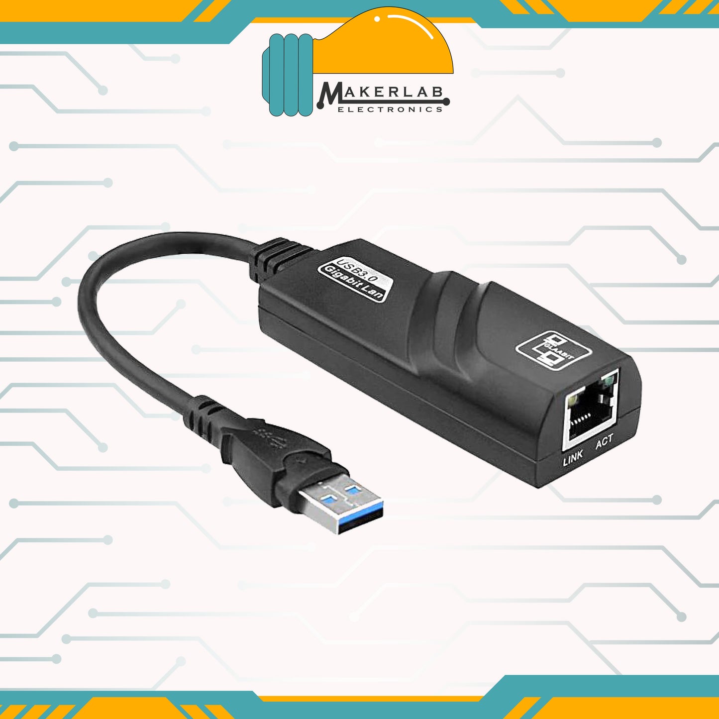 USB 3.0 Ethernet RJ45 LAN Adapter (10/100/1000) Mbps USB to LAN Gigabit Network For PC Mac