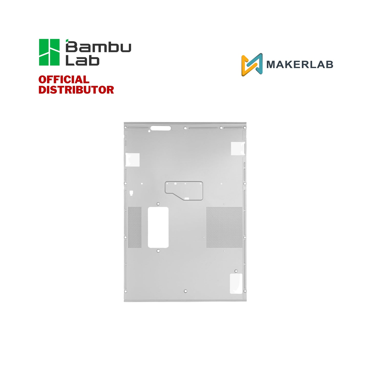 Bambu Lab Rear Metal Panel compatible with X1 Series Exclusive